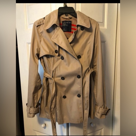 American Eagle Trench Coat - Picture 2 of 5